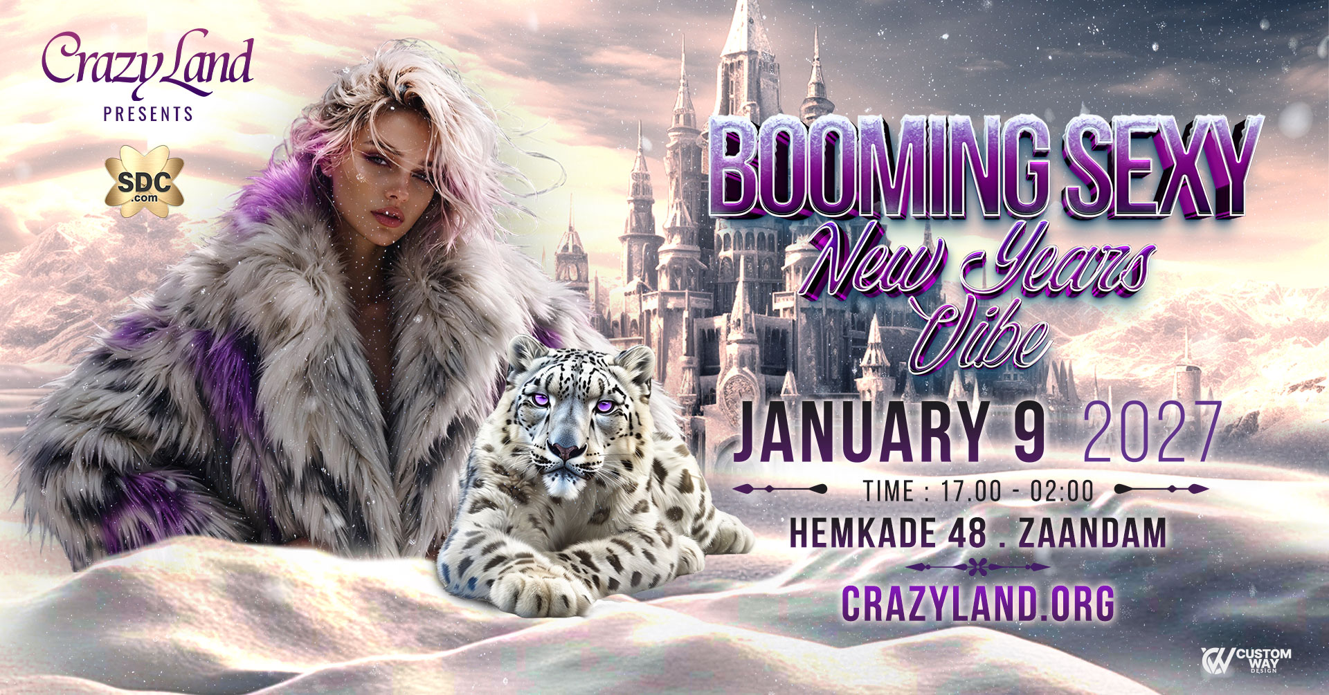 Booming Sexy New Years Vibe – za 9 januari 2027 – tickets