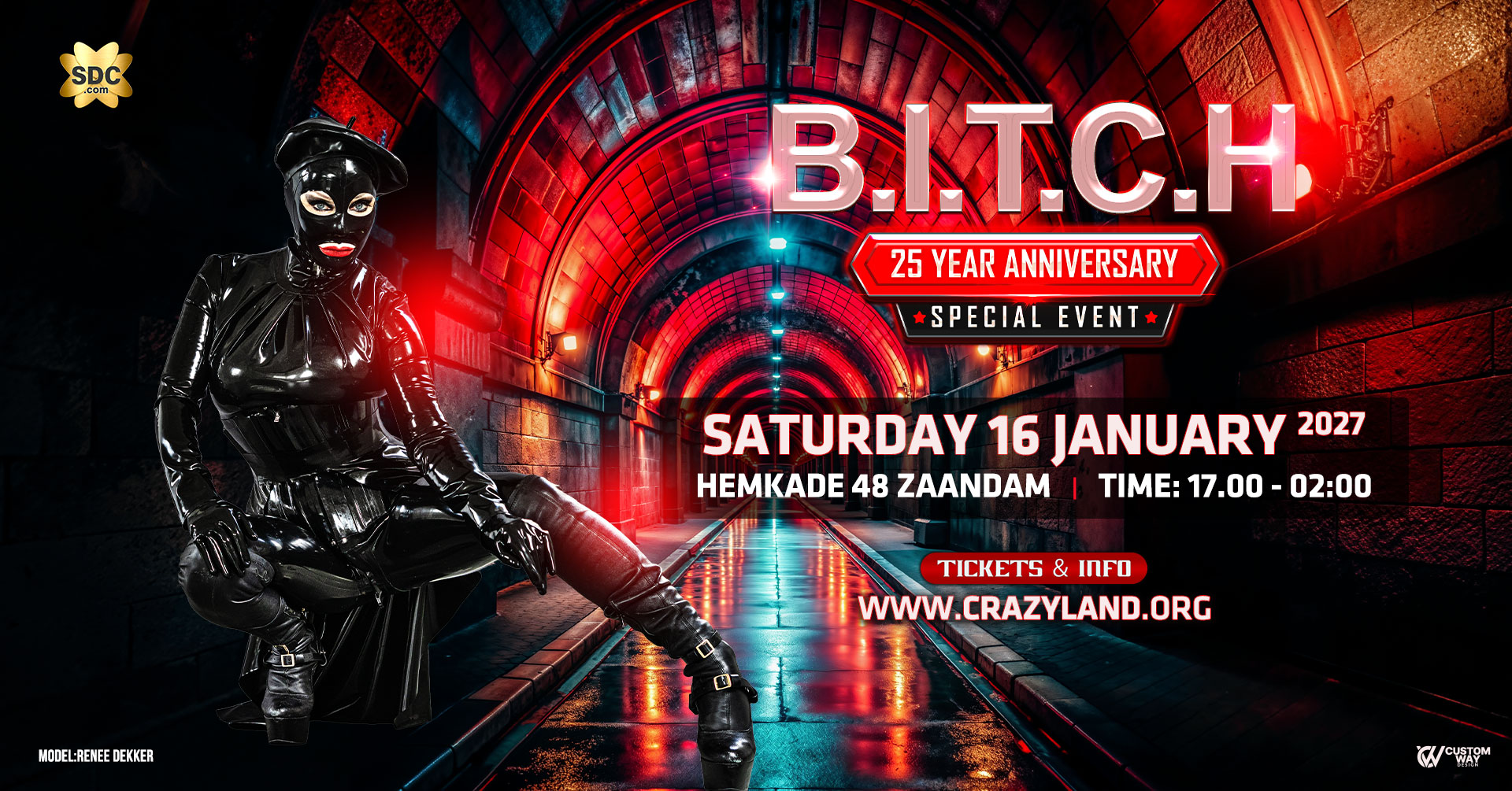 B.I.T.C.H 25 Year Anniversary – za 16 januari 2027 – tickets